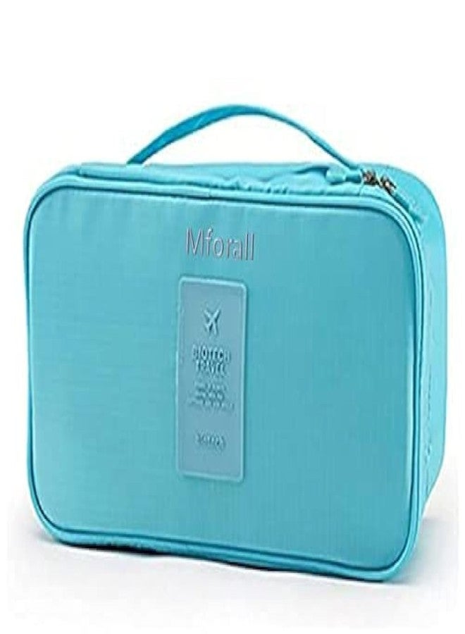 Mforall Portable Underwear Bra Socks Cosmetics Travel Pouch Organizer Lingerie Pouch Travel Organizer Travel Organizer Bag for Women & Girls (Multi Color) - Image 1